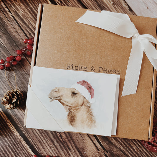 Christmas Side Camel Card