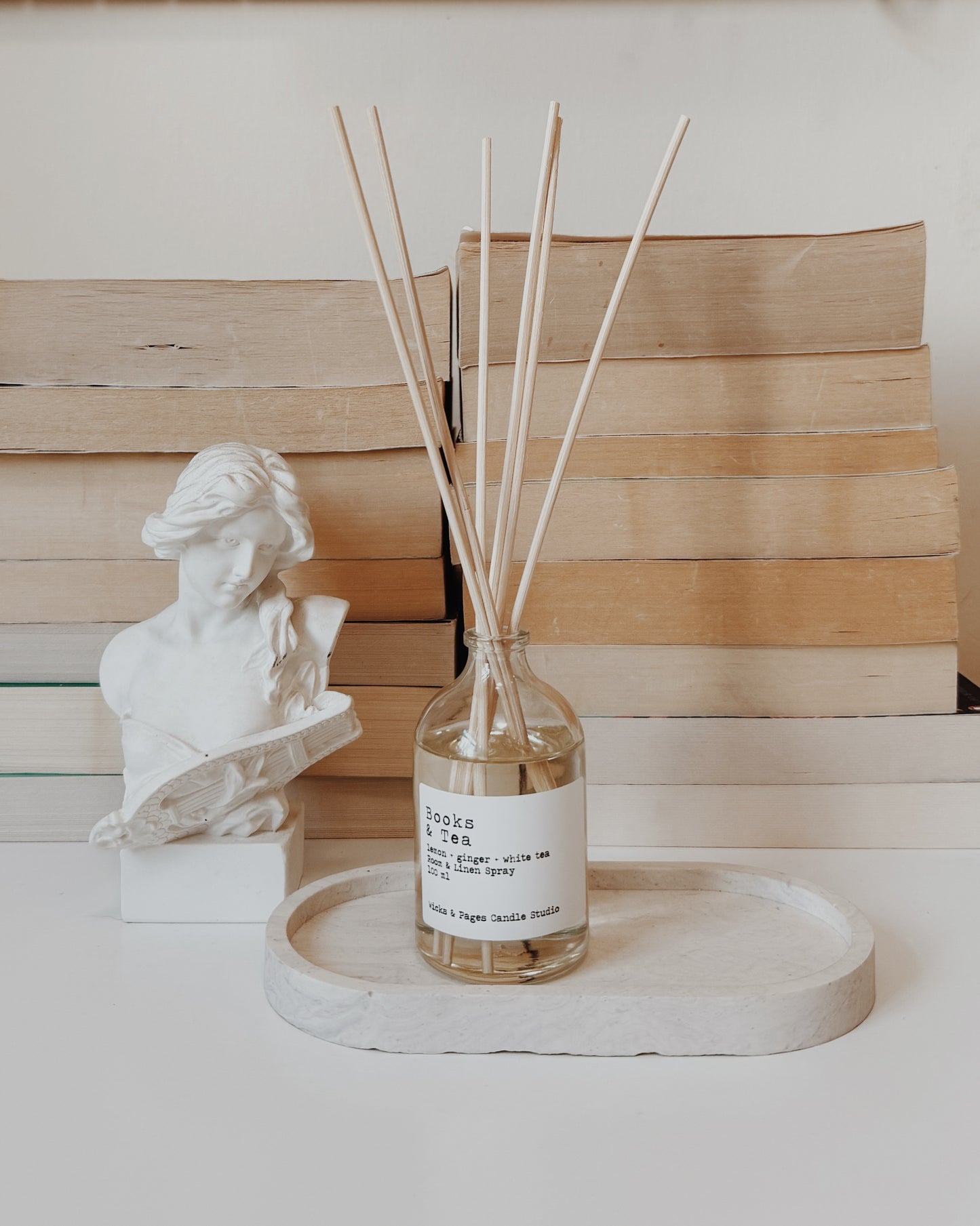 Books & Tea Reed Diffuser