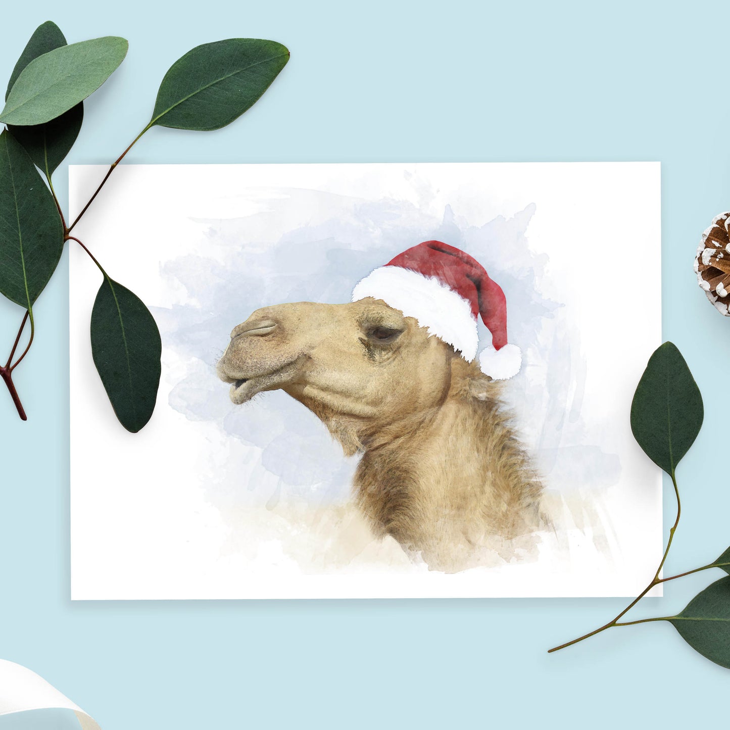 Christmas Side Camel Card